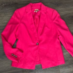 Talbots Gorgeous Vibrant Pink Blazer. New